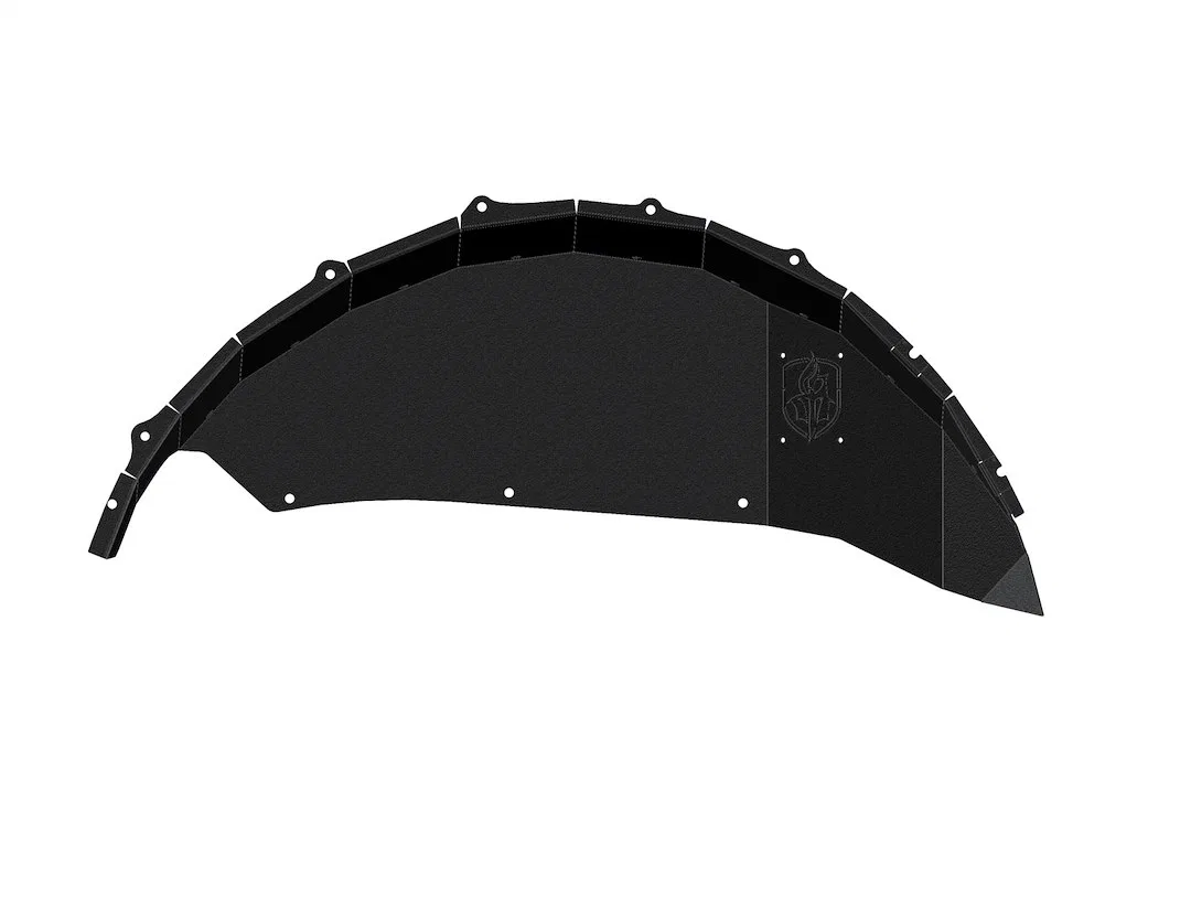 518LFRSB – ROAD ARMOR Inner Fender, Powder Coated Texture Black Steel